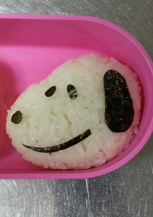 簡単キャラ弁 スヌーピー-レシピのメイン写真
