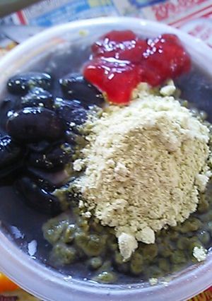 黒豆きな粉ヨーグルト＋ジャム-レシピのメイン写真