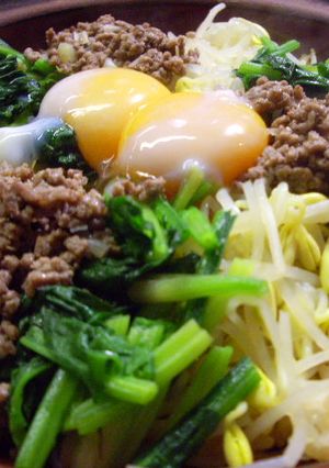 土鍋焼きビビンパブ-レシピのメイン写真
