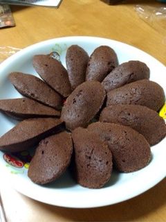 チョコバナナマドレーヌ-レシピのメイン写真