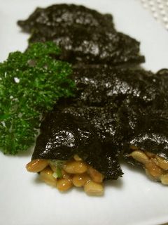 ♪納豆の海苔包み揚げ♪-レシピのメイン写真