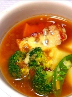 厚切りベーコンのオニオンスープ-レシピのメイン写真