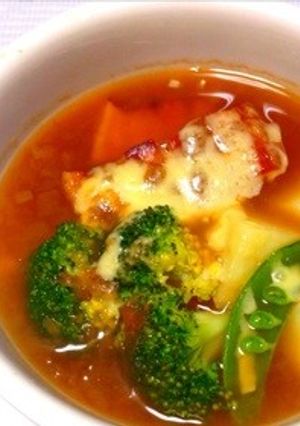 厚切りベーコンのオニオンスープ-レシピのメイン写真