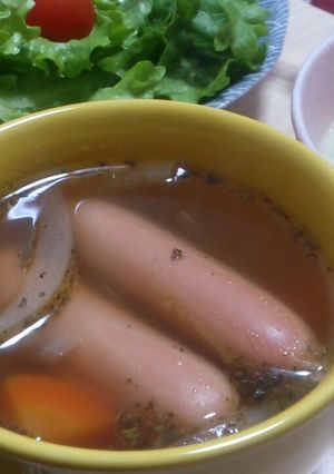 野菜コンソメスープ-レシピのメイン写真