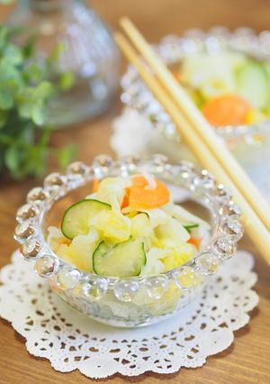 甘ーい♡春キャベツの酢の物-レシピのメイン写真