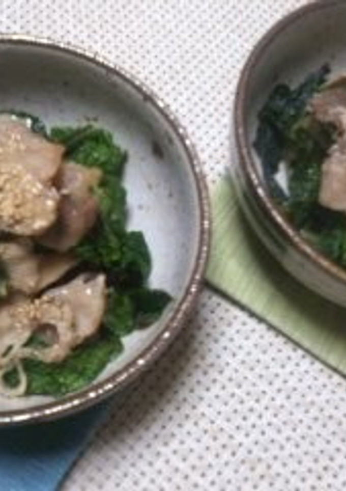 これは簡単！ほうれん草と豚肉の常夜風蒸し-レシピのメイン写真