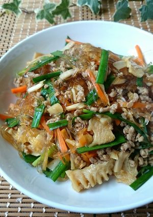 簡単10分で☆ご飯がすすむ麻婆春雨★-レシピのメイン写真
