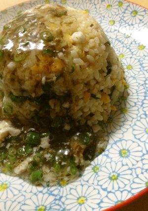 残りもので♪ヘルシー餡かけチャーハン-レシピのメイン写真