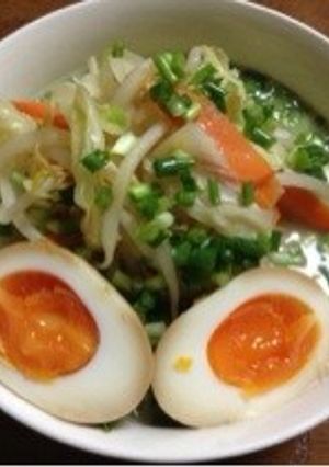 鍋の素で☆簡単豆乳味噌ラーメン-レシピのメイン写真