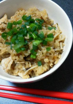 ♥塩こんぶ＆鶏ささみの簡単炊込み御飯♥-レシピのメイン写真