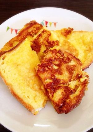 レンジでふわふわ♡甘いフレンチトースト-レシピのメイン写真