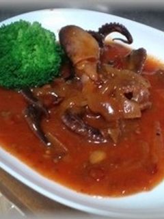 イイダコのトマトソース煮-レシピのメイン写真