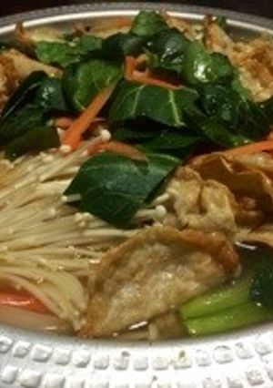 簡単！こくうま！揚げ餃子鍋-レシピのメイン写真