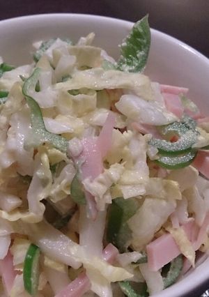 火は使わず☆白菜とピーマンのポンマヨ-レシピのメイン写真