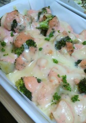 タラモチーコリー♪のオーブン焼き♪-レシピのメイン写真