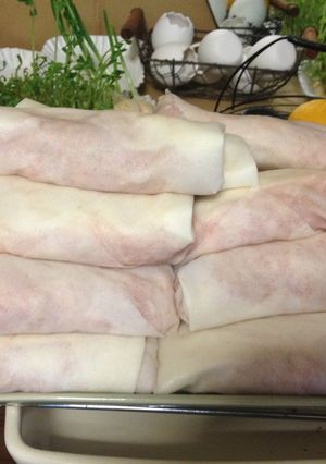 低たんぱくの春巻き（腎臓病患者用）-レシピのメイン写真
