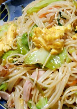 春キャベツの焼きビーフン-レシピのメイン写真