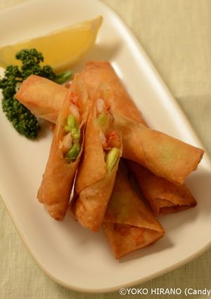 そら豆と海老の春巻き-レシピのメイン写真