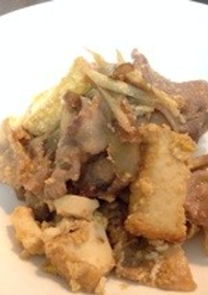 豚と厚揚げの味噌煮-レシピのメイン写真