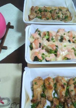 ビストロでオーブン焼き♪一気に4品♪-レシピのメイン写真