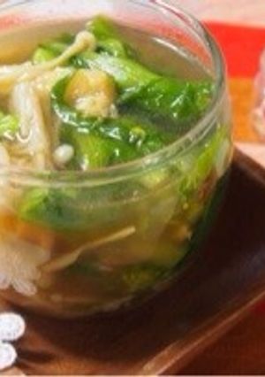 菜の花のカレー風味スープ-レシピのメイン写真