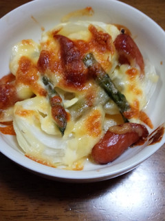 野菜とソーセージのマヨチーズ焼き-レシピのメイン写真
