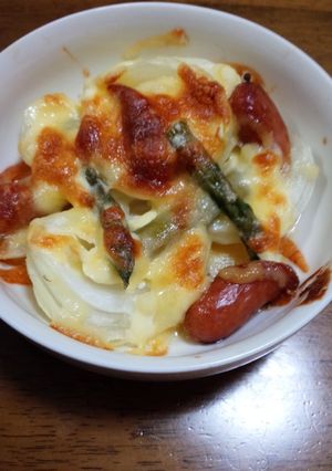 野菜とソーセージのマヨチーズ焼き-レシピのメイン写真