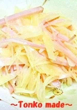 じゃが芋とハムのシャキシャキサラダ-レシピのメイン写真