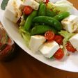 スナップえんどうと豆腐のWahooサラダ