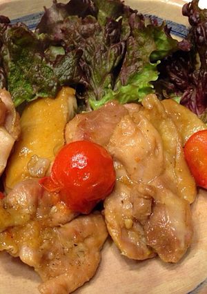 簡単！和風ドレッシングで照り焼きチキン-レシピのメイン写真
