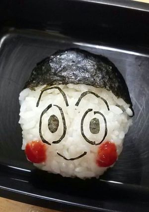 キャラ弁 ドラゴンボール チャオズ 餃子-レシピのメイン写真