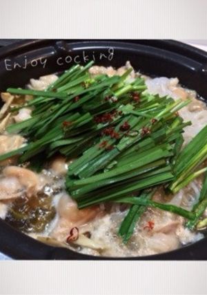 スープまでご馳走様♡美味しいモツ鍋-レシピのメイン写真