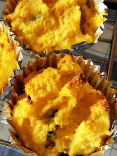 ノンオイル♪おから&かぼちゃケーキ♡-レシピのメイン写真