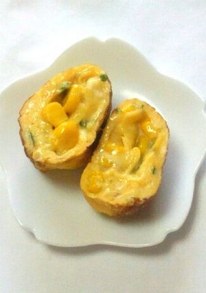 ふわふわ♡コーンマヨin卵焼き-レシピのメイン写真