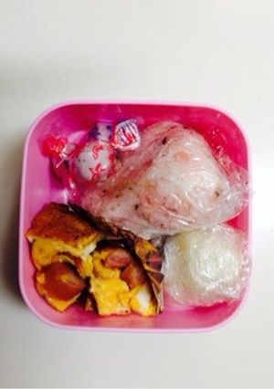 JKのお弁当 カツのおにぎり-レシピのメイン写真