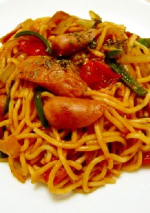 ★簡単！即席麺で美味しい＊ナポリタン＊♪-レシピのメイン写真