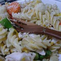 รูปของ 野菜たっぷりレモンチーズパスタ