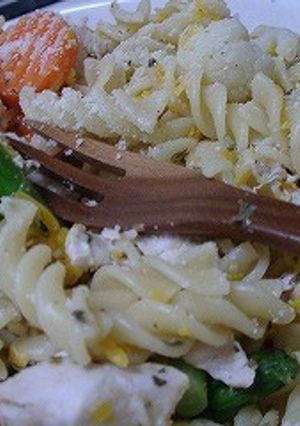 野菜たっぷりレモンチーズパスタ-レシピのメイン写真
