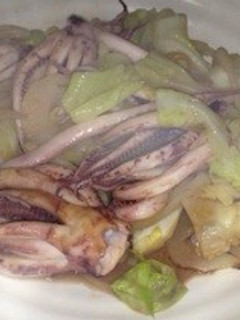 簡単★イカ焼きの残りでちゃんちゃん焼き-レシピのメイン写真