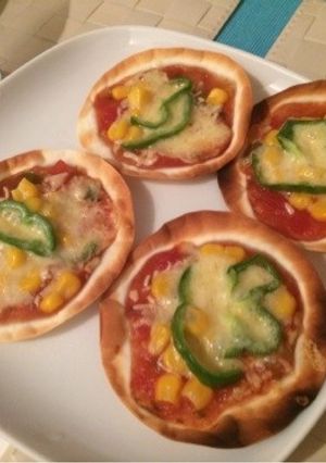 餃子の皮でミニピザ-レシピのメイン写真