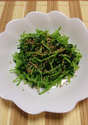 金ごまで豆苗ナムル-レシピのメイン写真