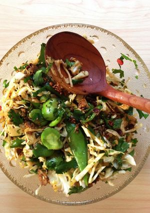 そら豆のスパイスサラダ: vegan-レシピのメイン写真