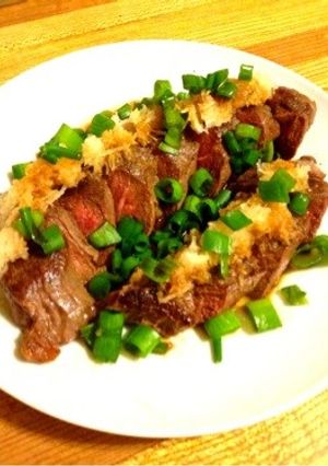 料理男子の和風ステーキ-レシピのメイン写真