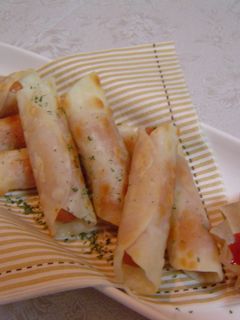 超簡単♪餃子の皮で☆ウインナー巻き-レシピのメイン写真