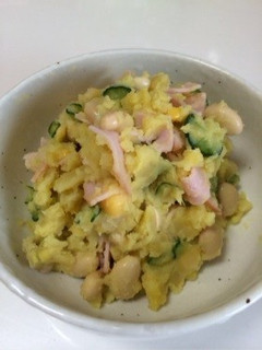 さつまいものお豆サラダ-レシピのメイン写真