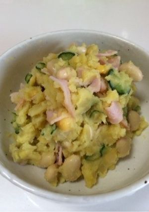 さつまいものお豆サラダ-レシピのメイン写真
