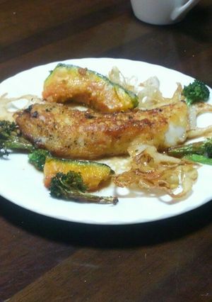 和ドレで♪鱈と野菜の揚げムニエル-レシピのメイン写真