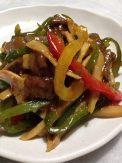 シャキッとカラフル青椒肉絲-レシピのメイン写真