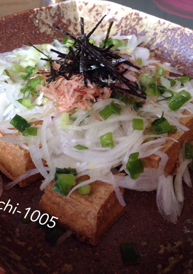 簡単おつまみカリッと厚揚げ☆★-レシピのメイン写真