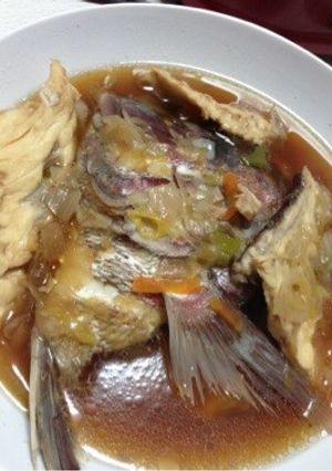 鯛のあら炊き-レシピのメイン写真